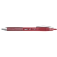 Stylo Roller ATLANTIS GEL pointe moyenne 0,7mm Rouge - BIC