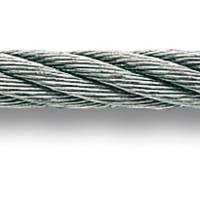 Câble gaine pvc acier dur galvanisé D4/6mm charge de travail 159kg - Gedimat - CHAPUIS