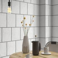 Carrelage mur intérieur BLANC - 20 x 20 cm - Gedimat - VITRA