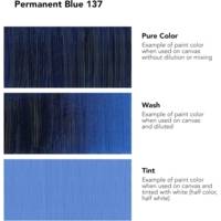Tube 225ml Peinture à l'huile fine Georgian Bleu permanent - DALER ROWNEY