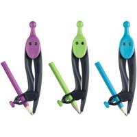 Compas Scolaire Graphic 360 degrés 100mm cercle 396 mm pour crayon couleur aléatoire