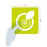 Pochoir enfant noël 2 format 150x150mm translucide set 6 unités