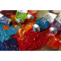 Tube 200ml Peinture Huile Fine Studio XL Rouge Cadmium Clair Imitation - PÉBÉO