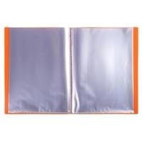 Protège-documents en polypropylène 5/10e OPAK pochettes Cristal 120 vues - A4 Orange