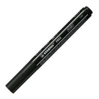 Marqueur pointe moyenne FREE acrylic T300 noir - STABILO