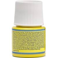 Flacon 45 ml Peinture Setacolor pour tissus clairs JAUNE CITRO