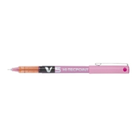 Stylo roller Hi-Tecpoint V5 Encre liquide Pte Fine Rose - Pilot