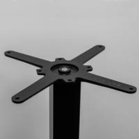 Pied de mange-debout noir Milan - intérieur - RestooTab