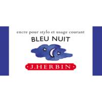 Encre traditionnelle à stylo en flacon "D" 30ml Bleu nuit - HERBIN