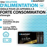 Paquet de 8 piles AA alcalines PREMIUM