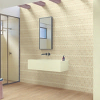 Carrelage mur intérieur RAW décor - 30 x 90 cm - Gedimat - APE