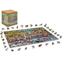 Puzzle en Bois L'étonnant royaume des animaux