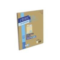 Paquet de 25 pochettes kraft brun auto-adhésives 90g format n°24 260 x 330 mm