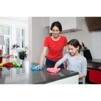 Lavettes Colors microfibres dépoussiérantes et dégraissantes - 8 pièces