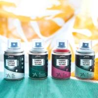 Peinture en Spray 7A - 100ml Spécial Textiles Naturels et Synthétiques VERT