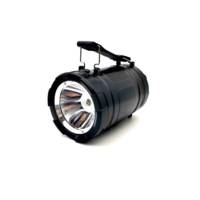 LED 2en1 Lampe Torche et Lanterne Pliante - 350L Noir