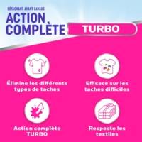 Action Complète Turbo – Pistolet (750mL) – Détachant avant-lavage