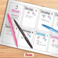 Stylo feutre Brush Sign Pen SES 15, vert olive