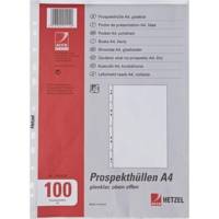 Lot de 100 Pochettes économiques A4 ouverture haut cristal