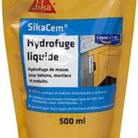 Hydrofuge de masse liquide SIKACEM blanc - Gedimat