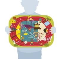 Puzzle éducatif, Jeux Olympiques - Multicolore
