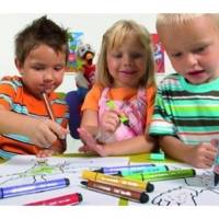 Feutre coloriage Trio Scribbi Triangulaire Pte Large noir - STABILO