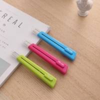 Cutter fun et fin 13 lames, bleu - capuchon plastique