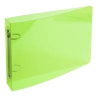 Classeur 2 Anneaux 24x16cm pour fiches 125x200mm et A5 Couleur Crystal Aléatoire