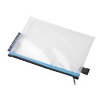 Pochette à fermeture éclair en plastique souple - Coloris Aléatoire