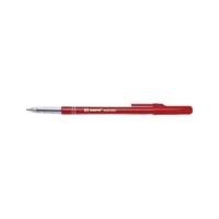 Stylo Bille Semi transparent Pointe Moyenne 1 mm Encre Rouge