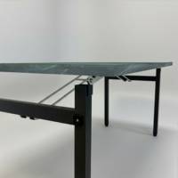 Table pliable Tambu 160x80cm marbre jade - intérieur - RestooTab