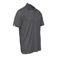 Polo de travail homme BEVEN gris/bleu - Gedimat - NORTH WAYS