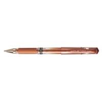Roller encre gel Signo Broad UM153 grip pointe large 1mm bronze - Uni-Ball