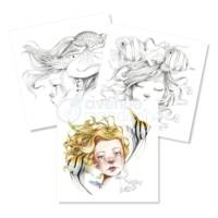 Carnet de coloriage Wild 6 - Bleu - AVENUE MANDARINE