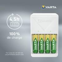 Chargeur Plug Charger, équipé de AA, blanc