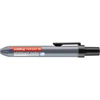 Marqueur Tableaux blancs retract 12 Noir Pointe Ronde 1,5-3 mm - EDDING