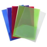 Sachet de 10 Chemises Double Poche Polypropylène Souple 20x100e A4xA3 Assorties - EXACOMPTA