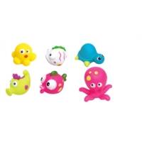 Jouets de bain créatures marines 6 parties