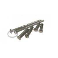 Vis relieuse noire+douille aveugle - Gedimat - DT 2000