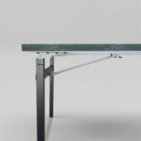 Table pliable Tambu 160x80cm marbre jade - intérieur - RestooTab