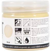 Pot 140ml Peinture Acrylique MAT pub Ivoire Beige - PÉBÉO