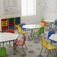 Chaise CLARA classe maternelle empilable – ArtProg