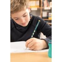 2 crayons graphite EASYgraph corps bleu ardoise HB droitier