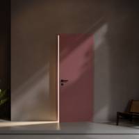 Bloc-porte tubulaire FENIX décor Rosso jalpur Hui.100 à 116 mm - 204 x 93 cm - Gedimat - WESTAG