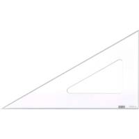 Equerre Plexiglas antitache 3mm non graduée 60°  n° 4560 A ( 45cm )