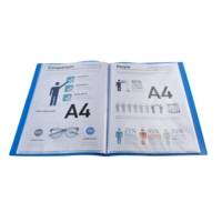 Protège-documents en polypropylène souple OPAK 80 vues - A4 - Bleu clair