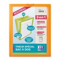 Trieur Extensible Spécial Sac à Dos 6 Compartiments 24x32 cm Coloris Aléatoire