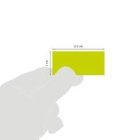 Initial, sachet de 196 gommettes (4 planches 10,5x16cm), thème Rectangles