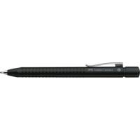 Stylo bille Grip 2011 corps triangulaire pointe large noir mat - Faber-Castell