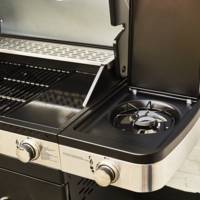 Barbecue à gaz FIDGI 4 - L.133 x l.57 x h.112 cm - Gedimat